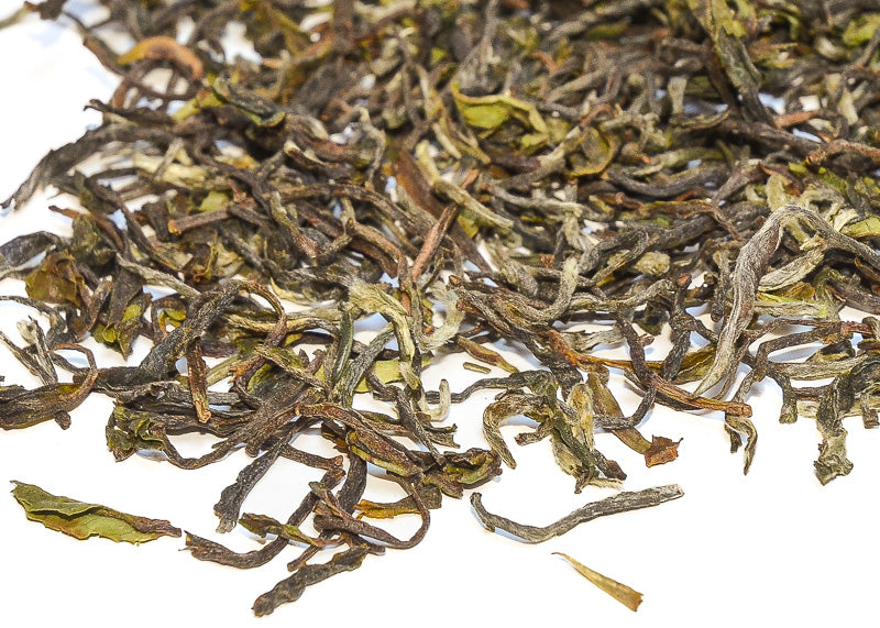 pale brown loose leaf tea